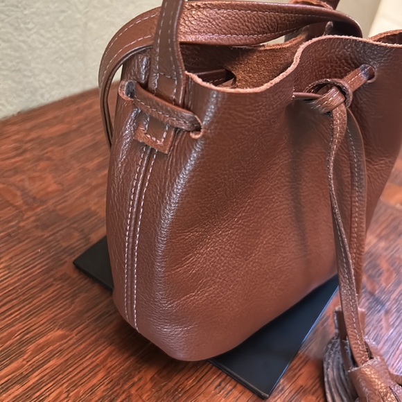 Shaffer LA Greta Tassel Bucket Mini Crossbody Bag - Picture 5 of 10